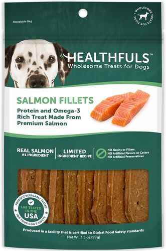 Salmon Fillet Dog Treats - 3.5 oz