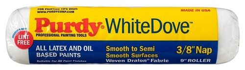 9 X 3/8" White Dove Paint Roller Cover