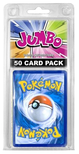Pokemon 50-Count Jumbo Trading Card Pack