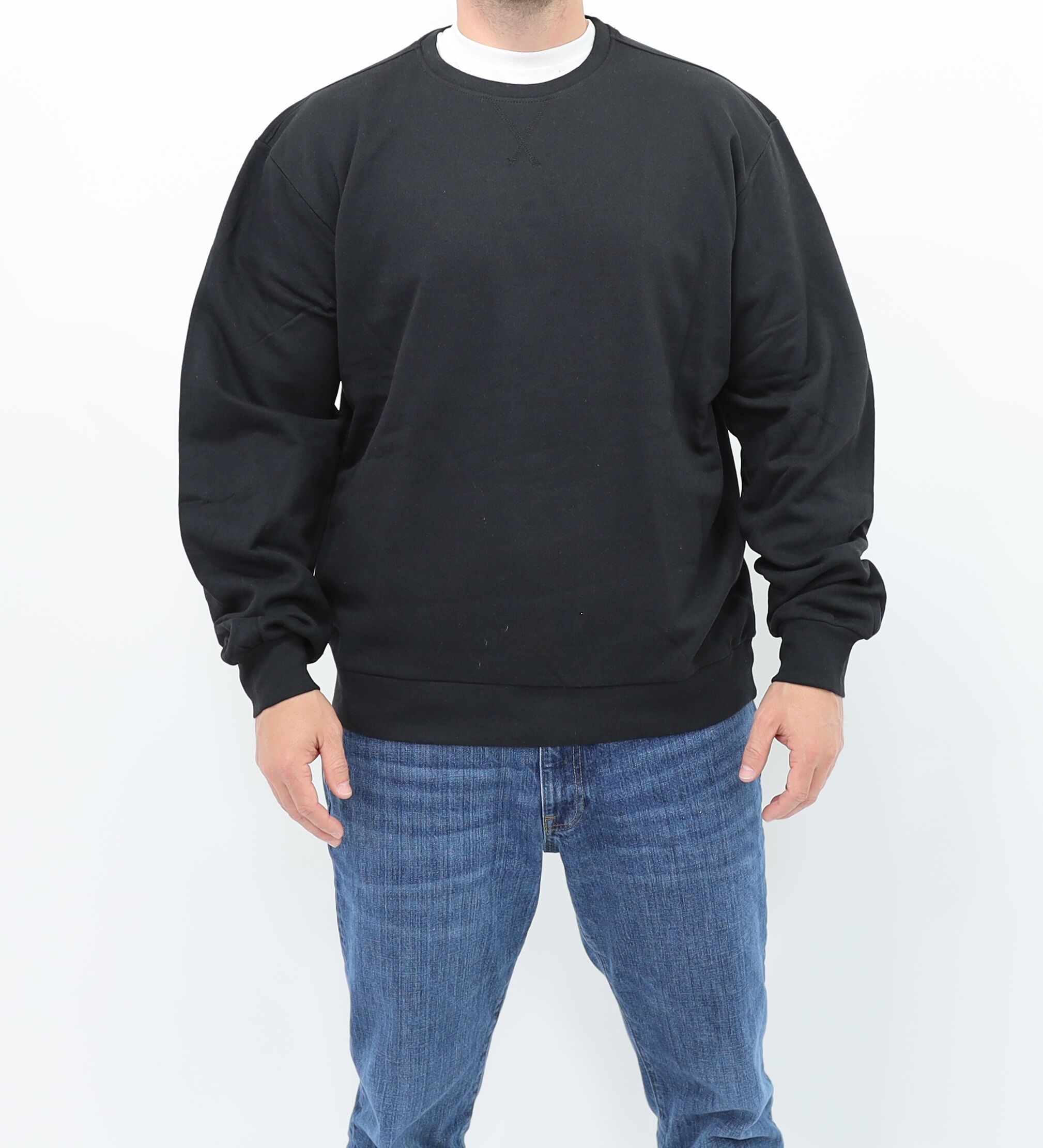 Men's Crew Neck Fleece Sweatshirt