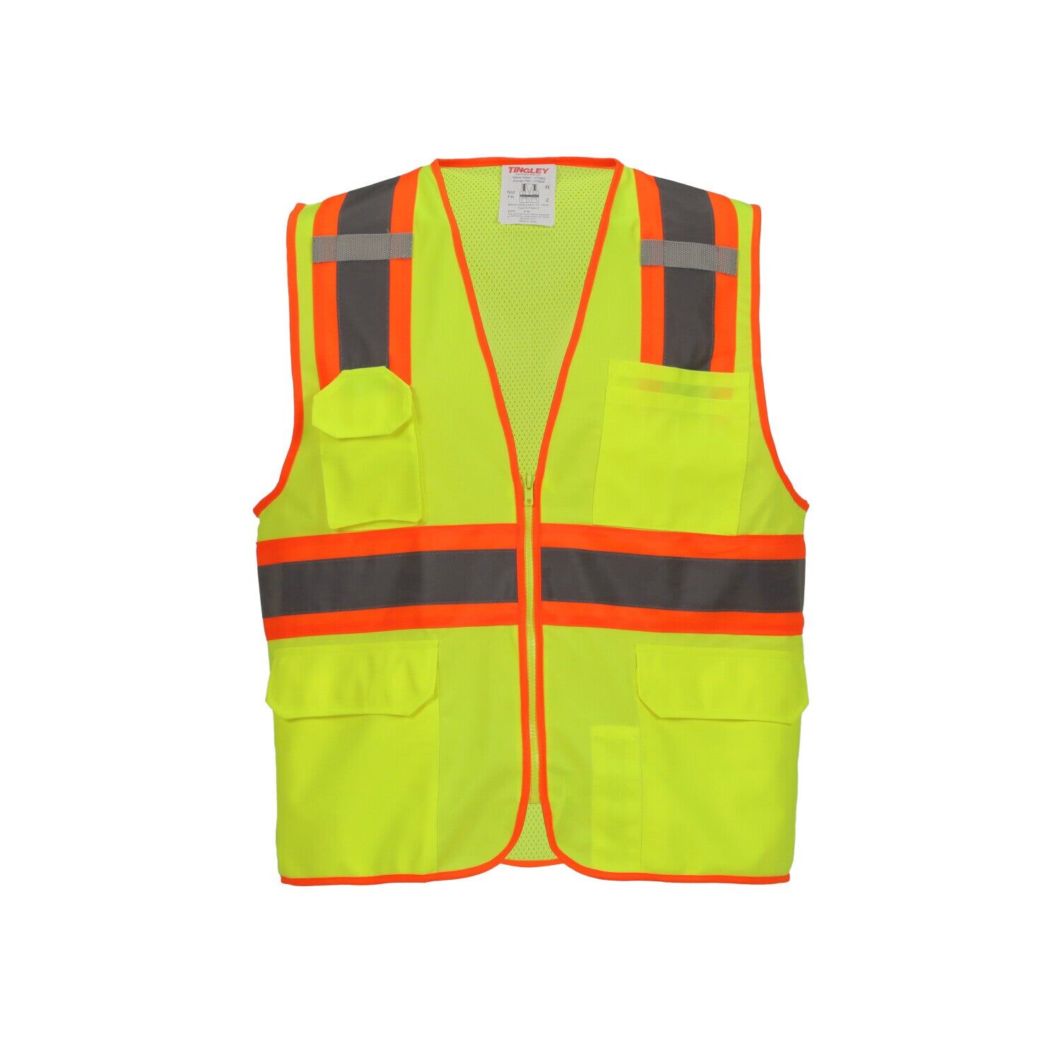Unisex Job Sight Class 2 Two-Tone Surveyor Vest