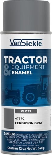 Tractor & Equipment Enamel in Gloss Ferguson Gray - 12 oz Spray