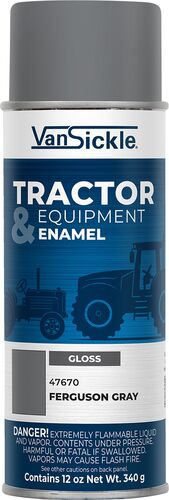Tractor & Equipment Enamel in Gloss Ferguson Gray - 12 oz Spray