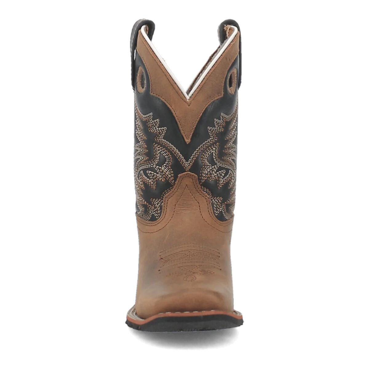 Kids' Rascal Square Toe Leather Western Boots