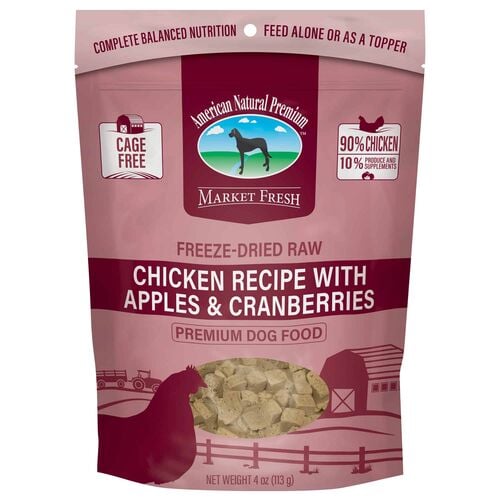 Market Fresh Chicken with Apples & Cranberries Freeze-Dried Dog Food - 4 oz