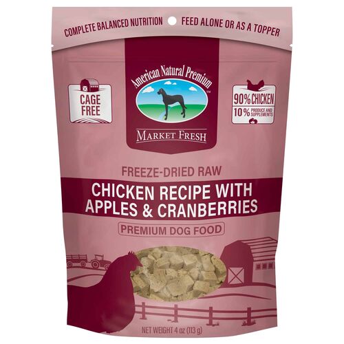 Market Fresh Chicken with Apples & Cranberries Freeze-Dried Dog Food - 4 oz