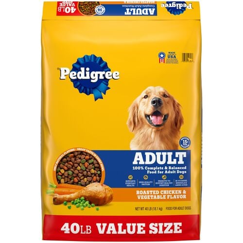 Pedigree Adult Complete Nutrition Roasted Chicken, Rice
