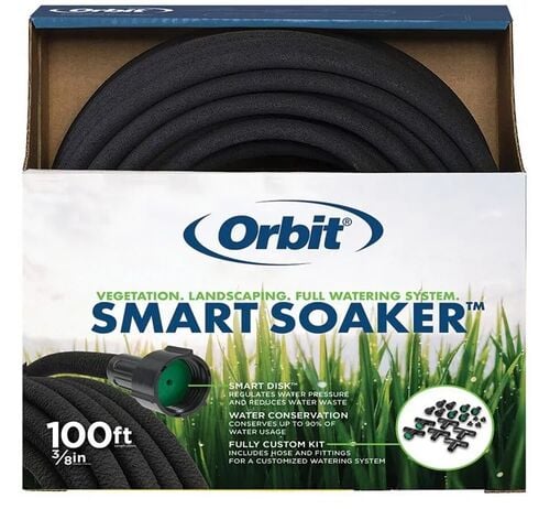 3/8" x 100' Garden Soaker Hose Irrigation Kit