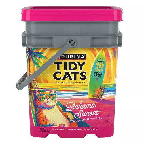 Bahama Sunset Scented Low Dust Clumping Cat Litter - 35 Lb