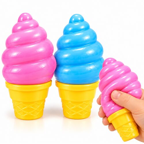 Squishy Ice Cream Cone Toy - Assorted