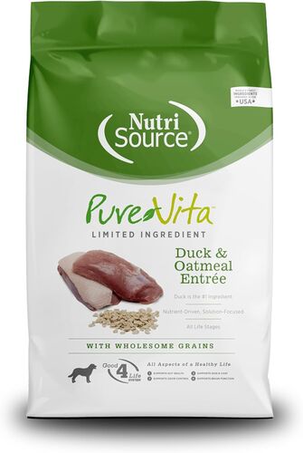 PureVita Duck & Oatmeal Entree Dry Dog Food - 4 Lb