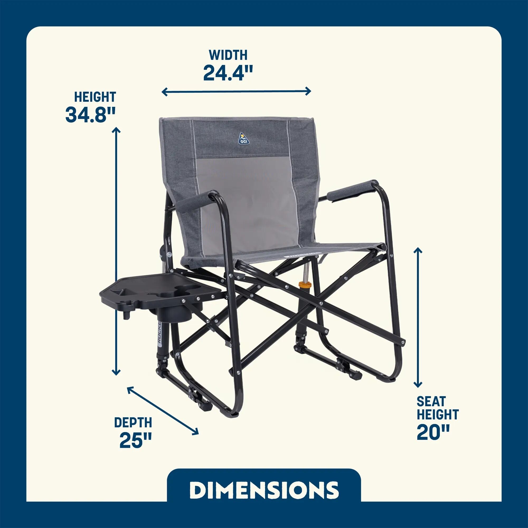Freestyle Rocker with Side Table