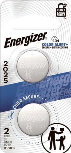 2025 3V Lithium Coin Cell Battery - 2 Pack