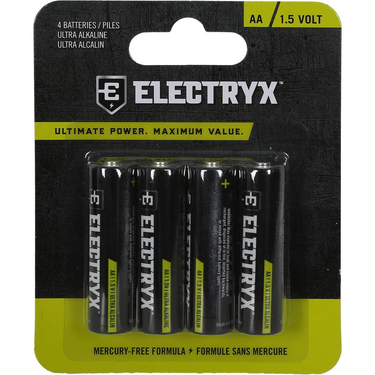 AA/1.5 Volt Ultra Alkaline Batteries