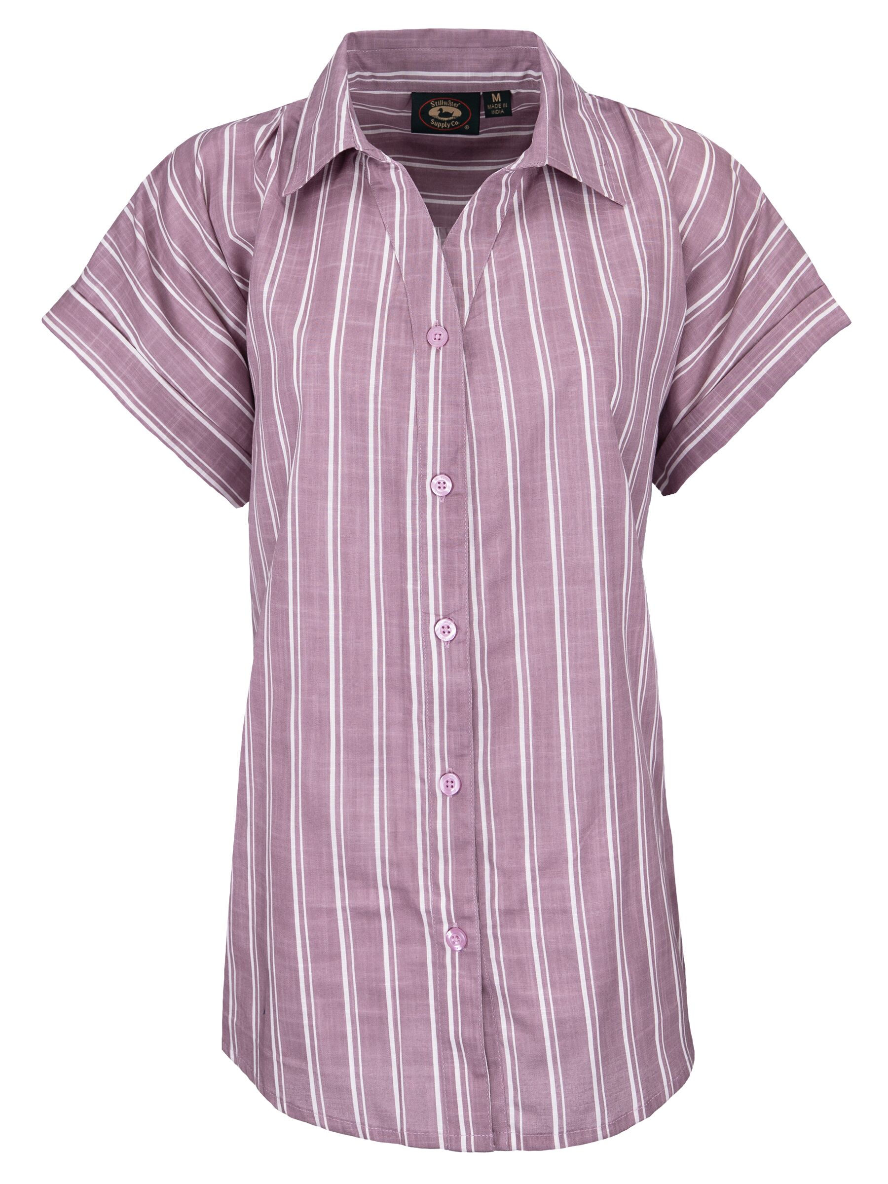 Women's Athen Stripe Short Sleeve Shirt