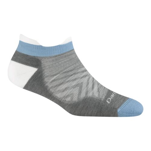 Women's Run No Show Tab Cushioned Ultra-Lightweight Running  in Silver - M