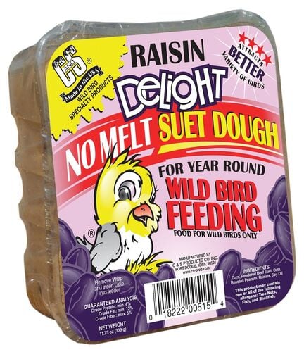 Raisin Delight No Melt Suet Dough
