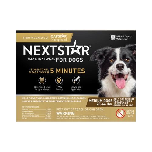 23-44 lbs Flea & Tick Topical Prevention for Dogs - 3 Count