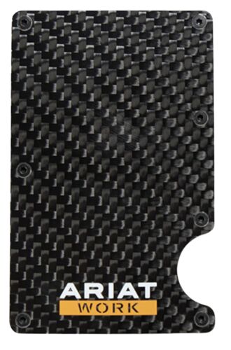 Men's Utility Carbon Fiber Work Wallet in Black