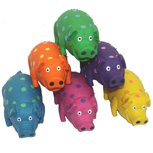 Latex Grunting Pig Dog Toy - 4
