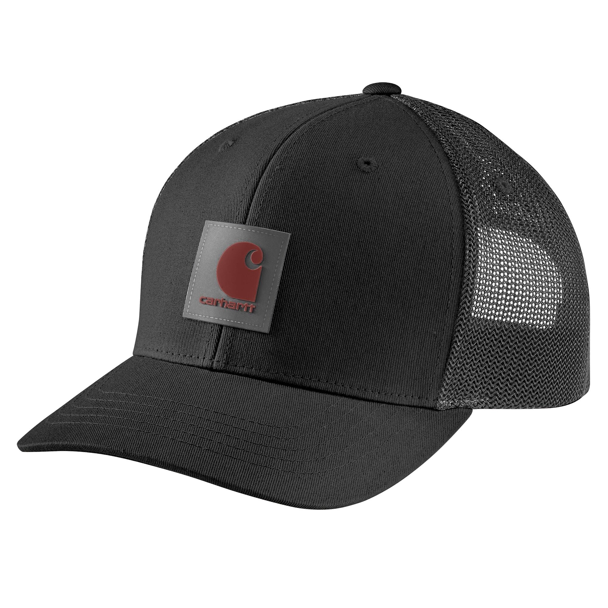 Men's Rugged Flex Twill Mesh Back Logo Patch Cap