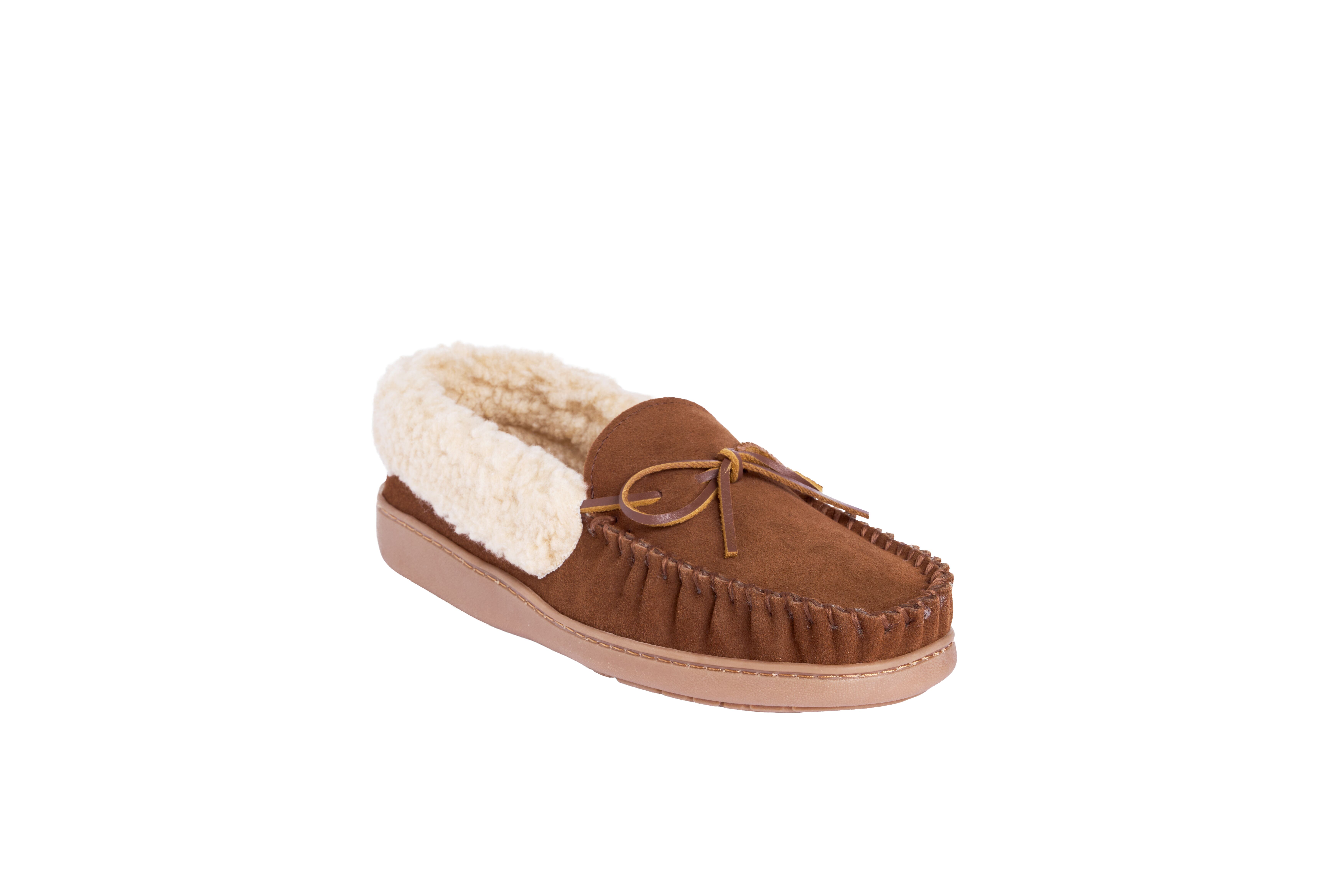 Men's Colin Trapper Suede Berber Slippers
