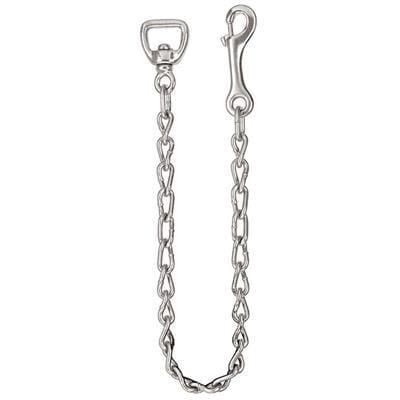 24" Barcoded Nickel Plated Lead Chain