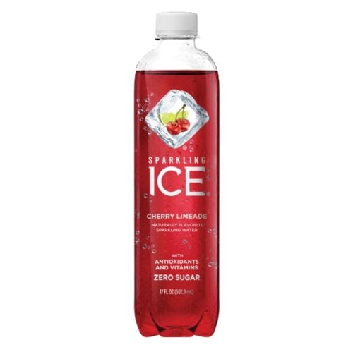 Cherry Limeade Flavored Sparkling Water 17 fl Oz Single Bottle
