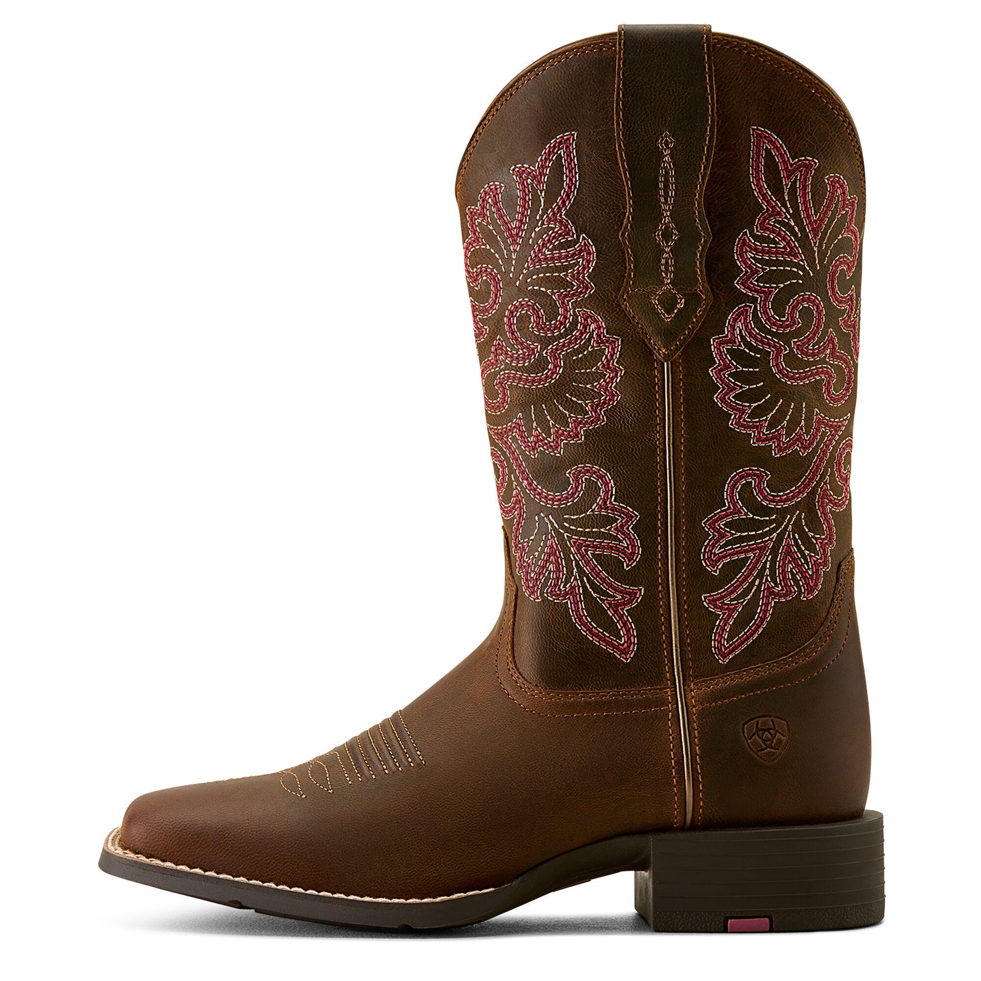 Women's Round Up StretchFit Wide Square Toe Western Boots