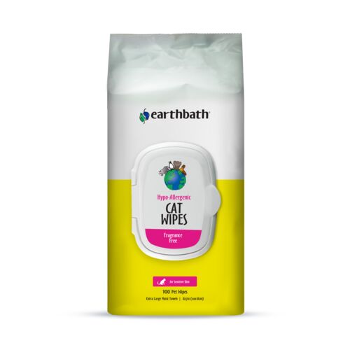 Hypoallergenic Cat Wipes - 100 Count