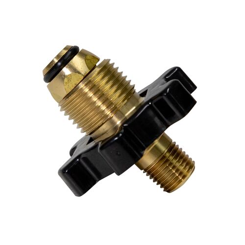 Male Pipe Thread To Restricted Flow Soft Nose P.O.L. Adaptor