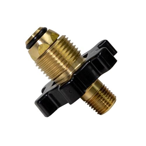Male Pipe Thread To Restricted Flow Soft Nose P.O.L. Adaptor