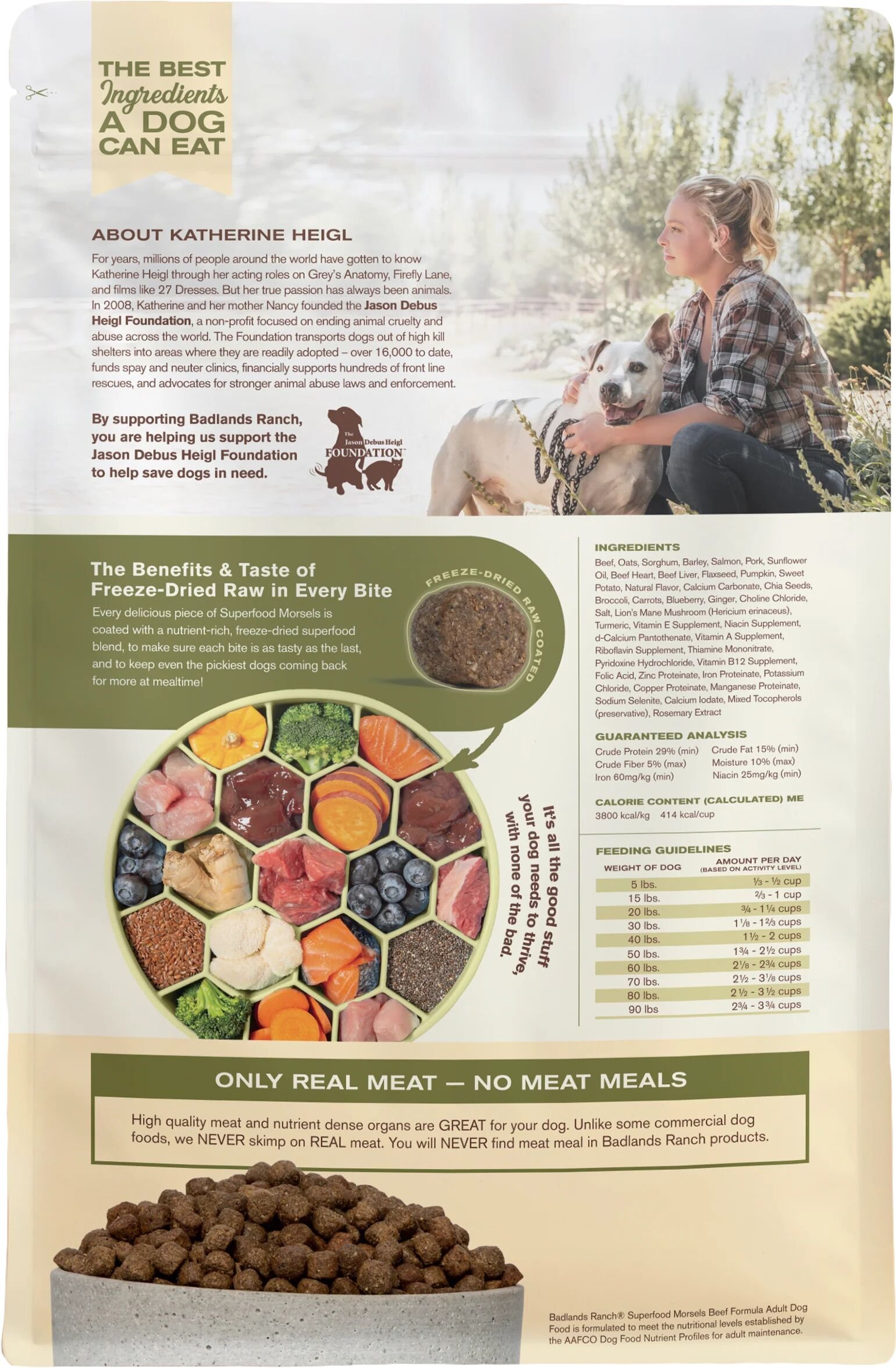 Badlands Ranch Superfood Morsels Beef Formula Freeze-Dried Raw