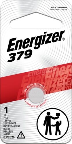 379 1.5V Silver Oxide Button Battery - 1 Pack
