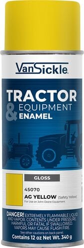 Tractor & Equipment Enamel in Gloss Ag Yellow - 12 oz Spray