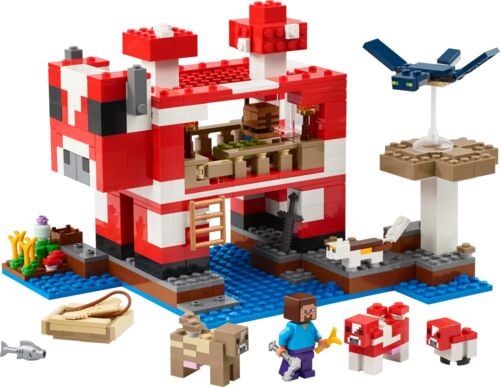 Minecraft The Mooshroom House Playset