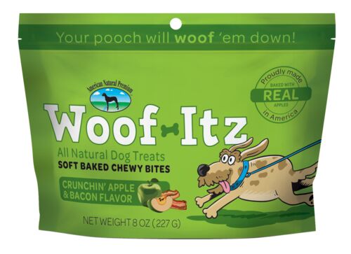 Woof-Itz Crunchin Apple & Bacon Treats - 8 oz