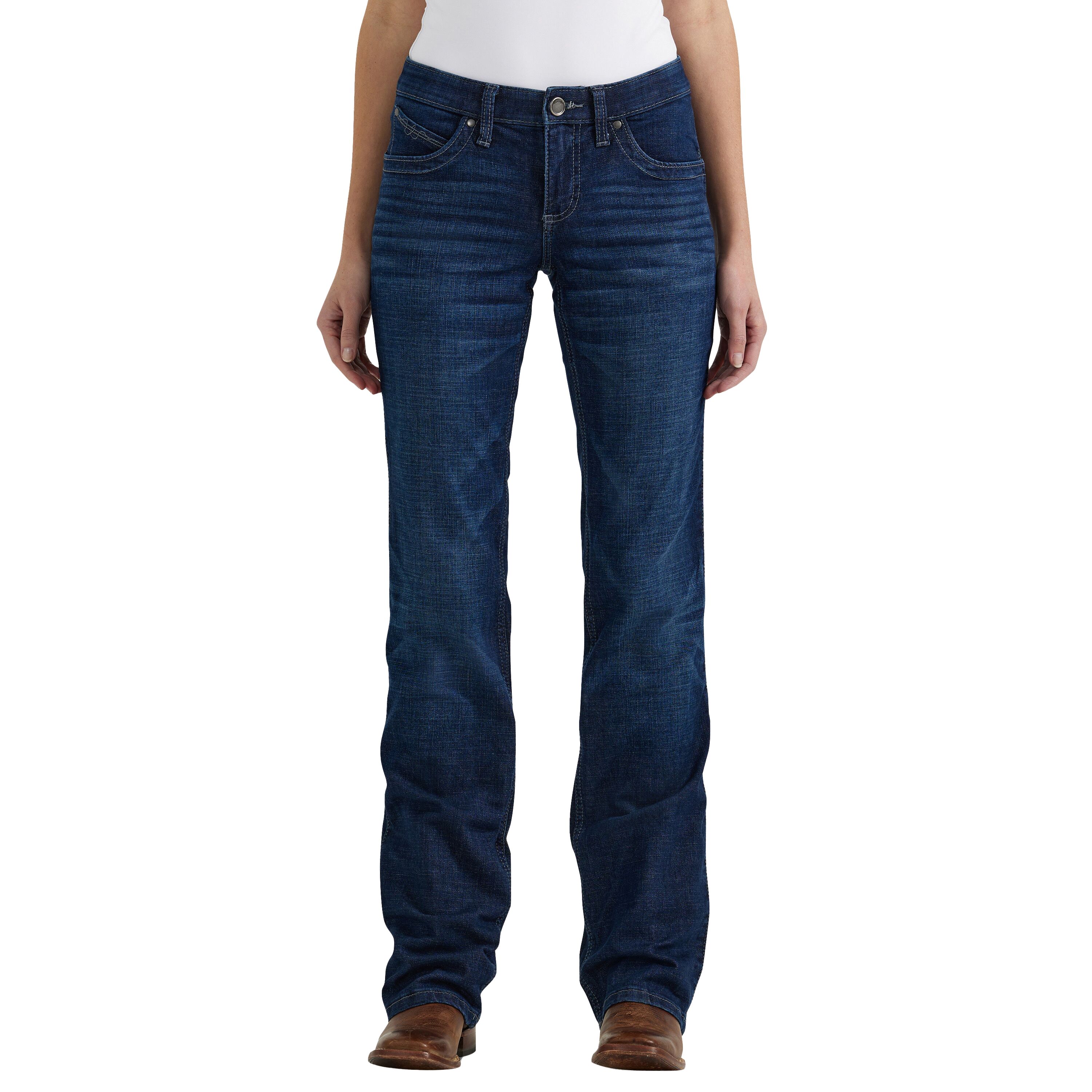 Women's Ultimate Riding Jean Q-Baby Mid-Rise Bootcut Jean