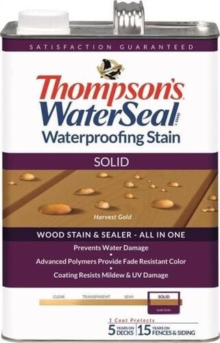 Harvest Gold Solid Waterproofing Stain - 1 Gallon