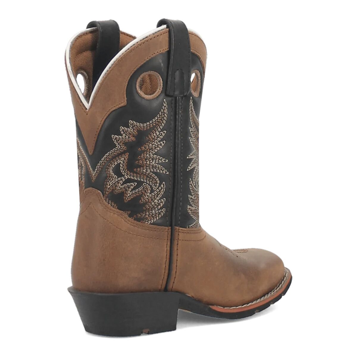 Kids' Rascal Square Toe Leather Western Boots