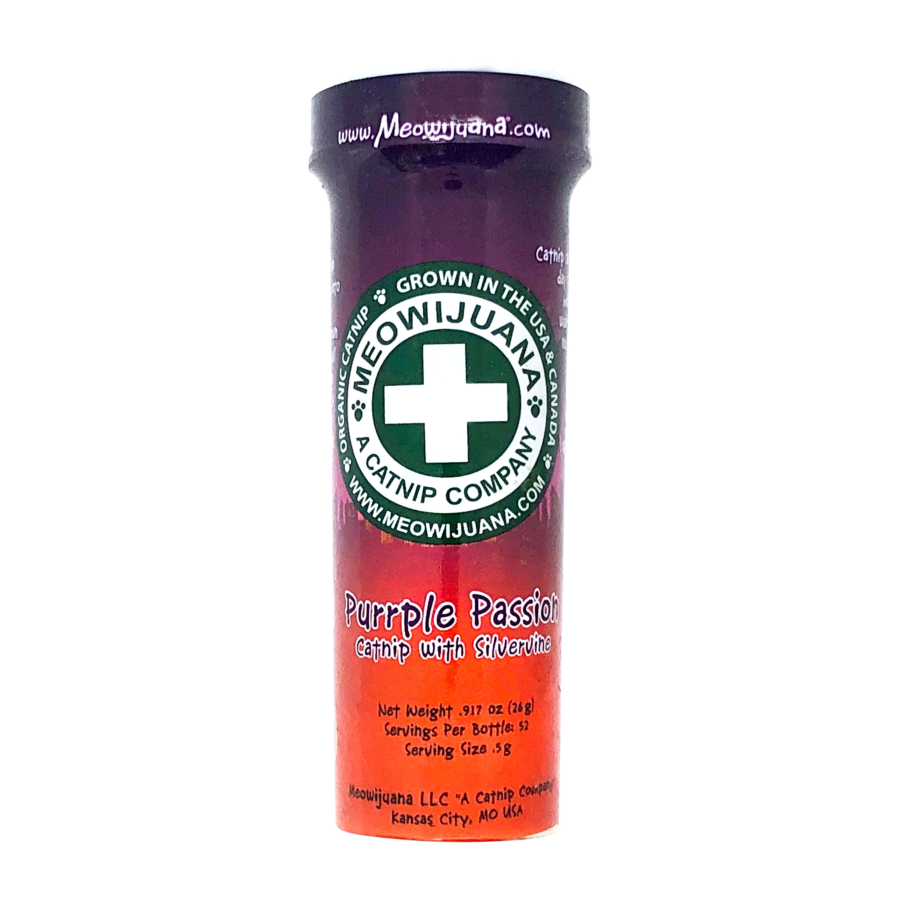 Meowijuana Purrple Passion Catnip with Silvervine .917 oz