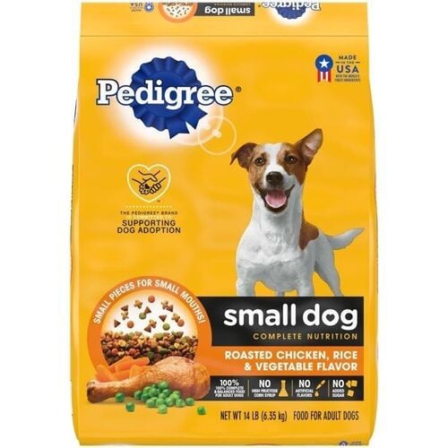 Roasted Chicken Rice & Vegetable Flavor Small Dog Adult Complete Nutrition Dry Dog Food - 14 Lb
