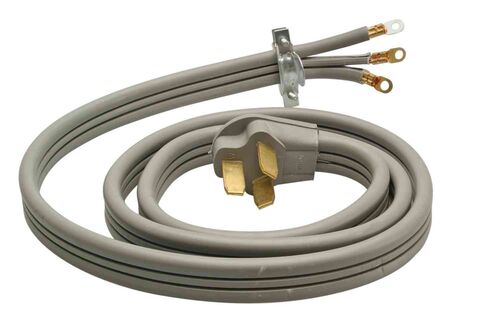 6' Range 50 Amp 3 Prong Cord