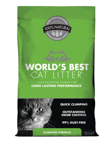 Original Unscented Natural Corn Clumping Cat Litter -14 lb Bag