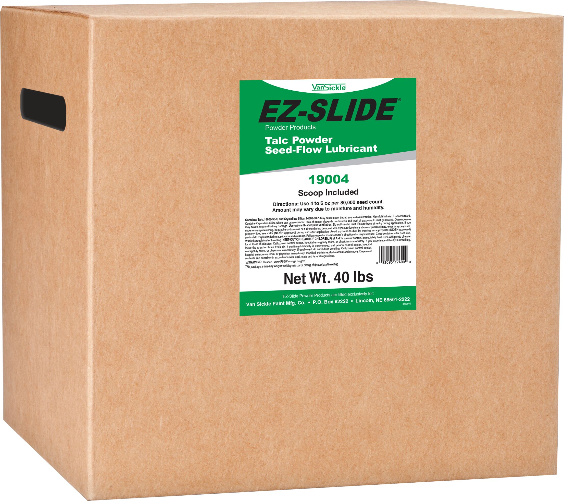EZ-Slide Talc Powder Seed-Flow Lubricant