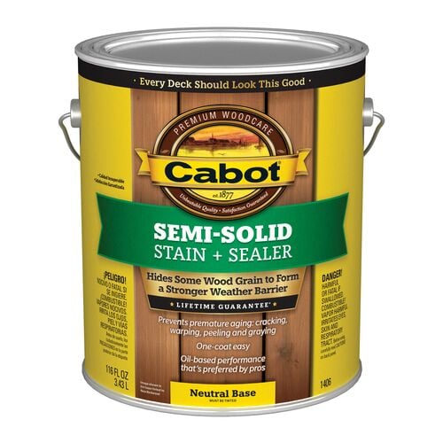 Semi-Solid Stain + Sealer