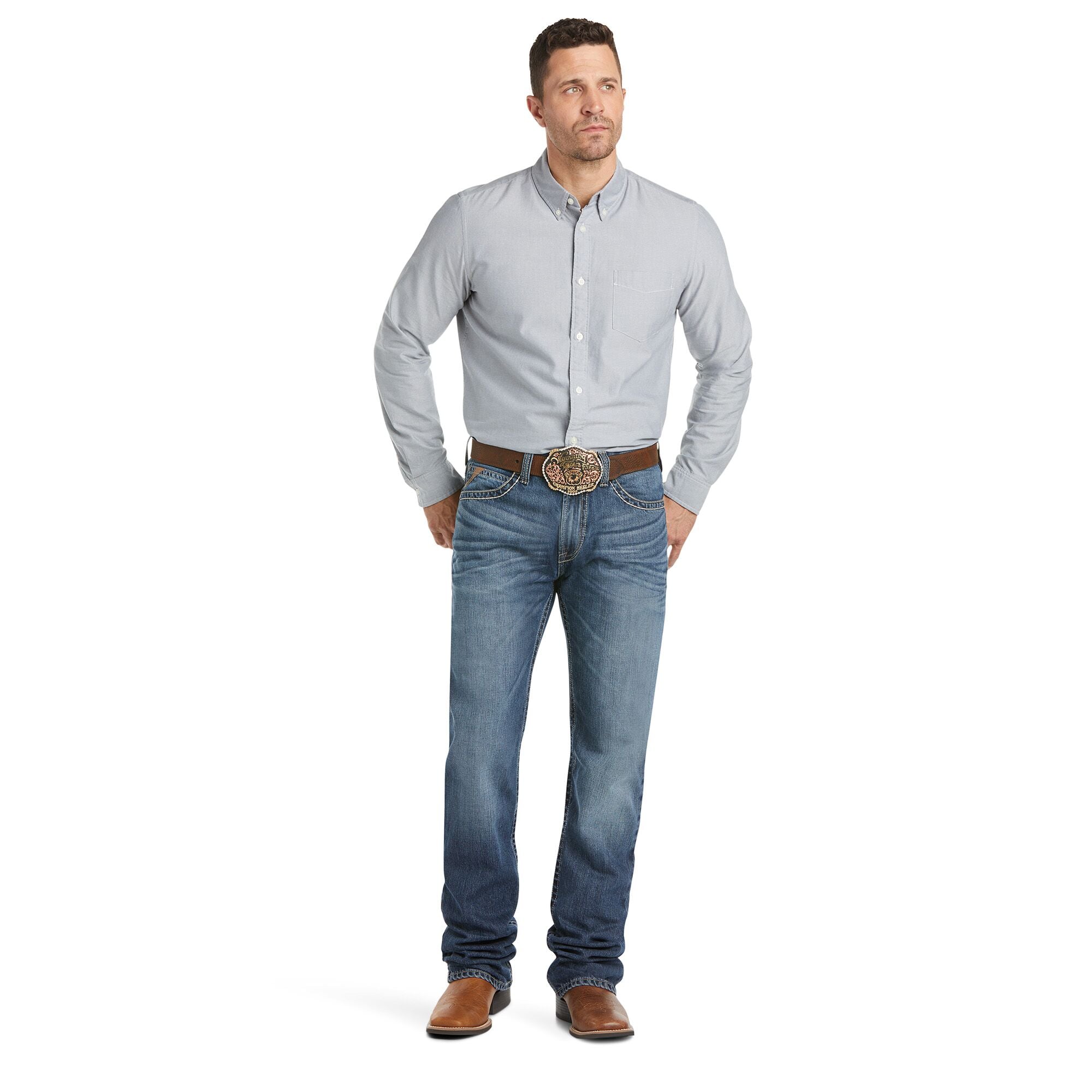 Ariat Men's M2 Owens Relaxed Fit Stackable Boot Cut Jeans