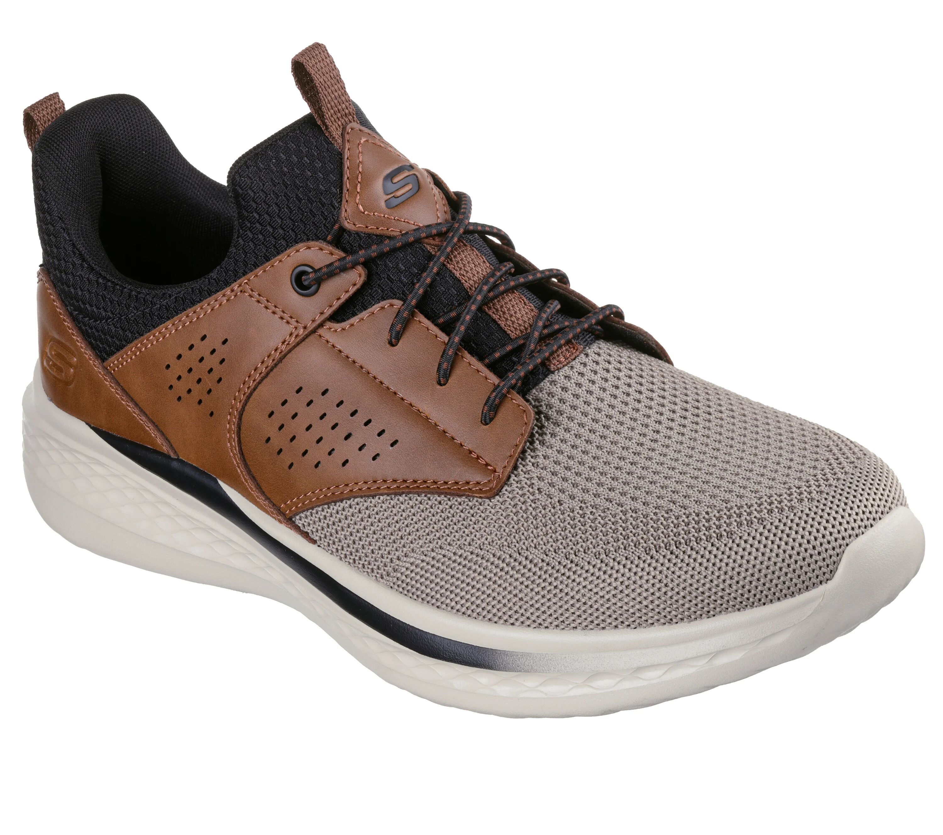 Skechers Men's Relaxed Fit: Slade - Breyer Shoes in Brown/Tan - 8.5EW