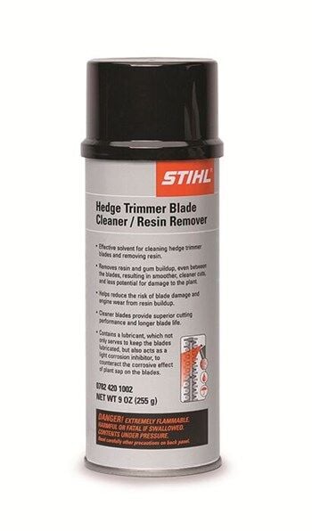 Hedge Trimmer Resin Remover & Lubricant - 9 oz can Hedge Trimmer Resin Remover & Lubricant - 9 oz can