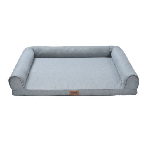 Mattress Pet Bed in Grey - 44" x 36" x 8"